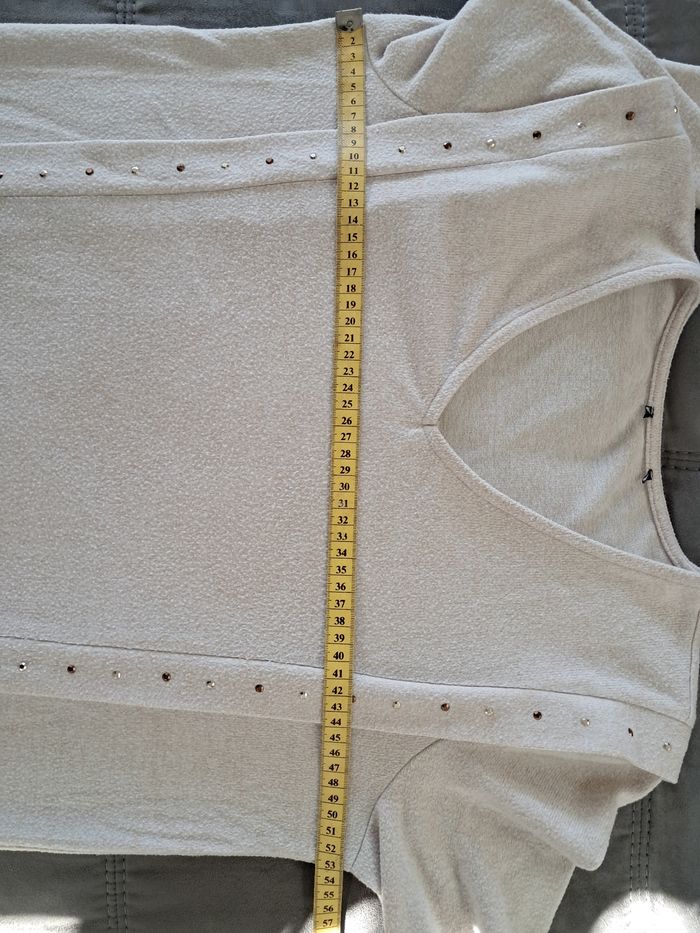 Pull femme couleur crème - photo numéro 6