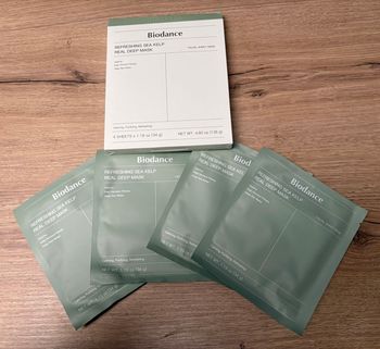 Lot de 4 Masques Coréen Biodance Refreshing Sea Kelp Real Deep Mask   