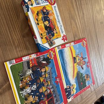 Lot de 3 puzzles Sam le Pompier