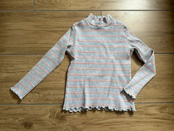 T-shirt sous pull côtelé 5 ans