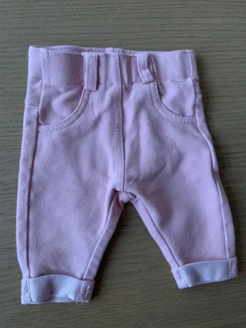 Pantalon jegging rose poudré