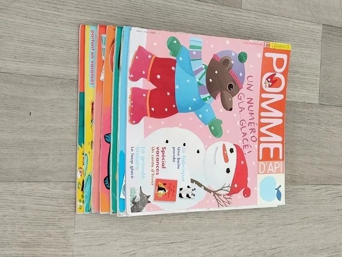 Lot de 7 magazines Pomme d’Api année 2018 L016  7582673929 - photo numéro 3