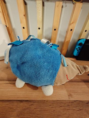 Hérisson bleu l atelier d emeline