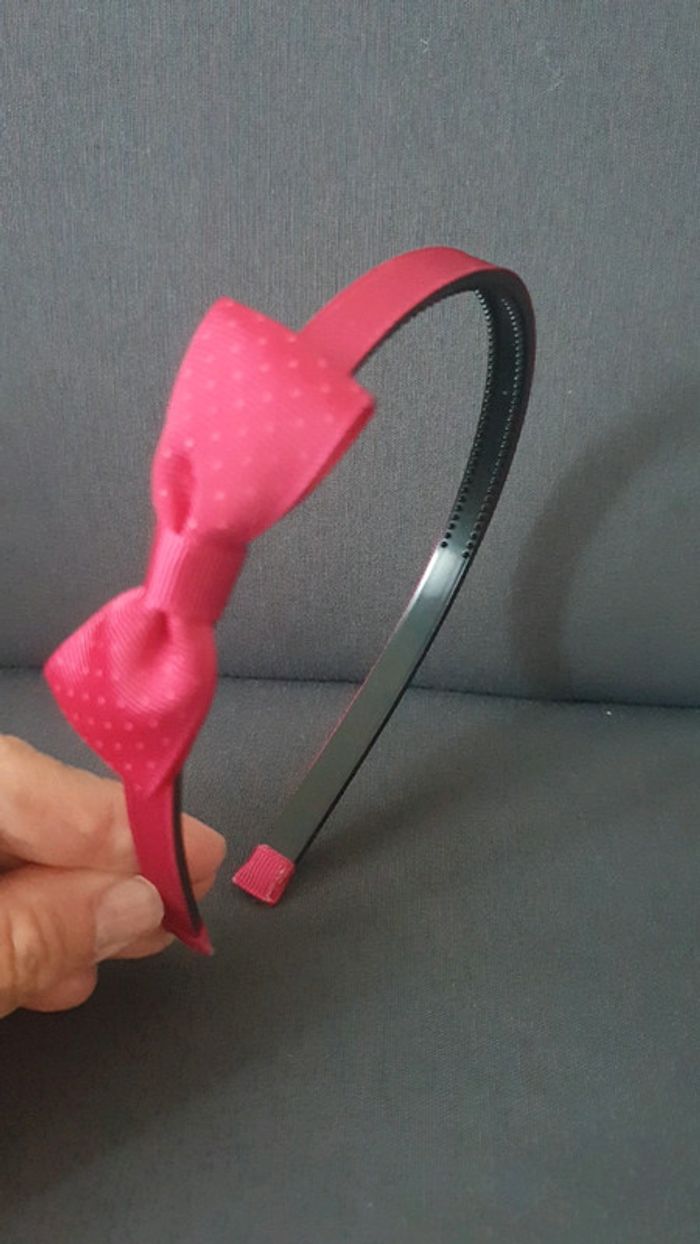 Serre tête rose flot - photo numéro 2