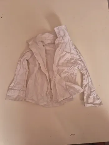 Chemise blanche 12 mois