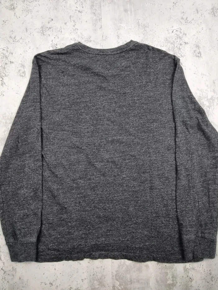 Sweat fin Ralph Lauren noir chiné – Taille M Homme (mesures en photos) - photo numéro 4