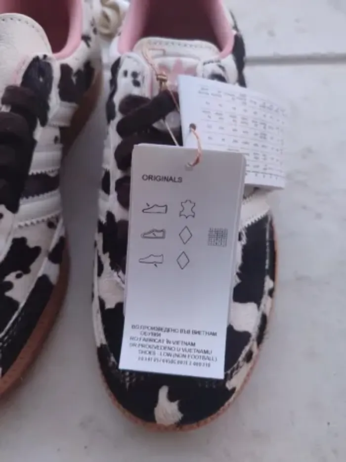 Adidas originals samba OG trainers in cow print-exclusive to ASOS - photo numéro 5