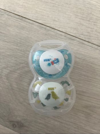 Lot tétines NUK garçons