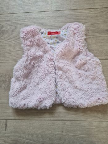 Gilet sans manches en fourrure bébé Tissaia 12 mois