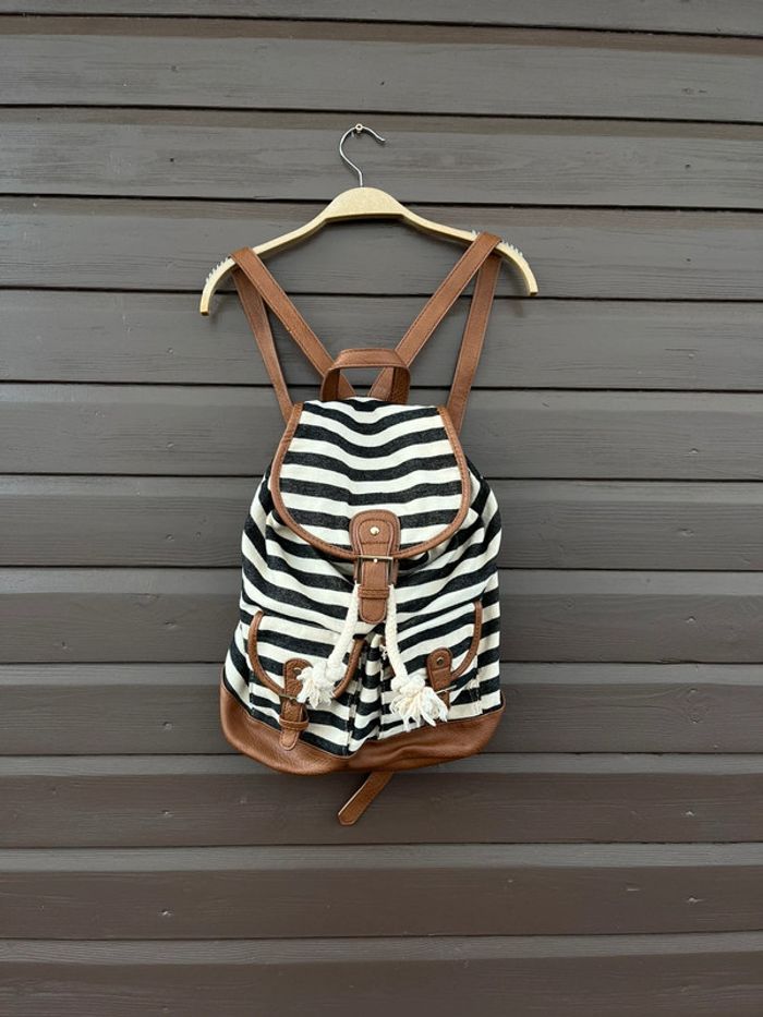 Sac à dos rayé Pimkie
