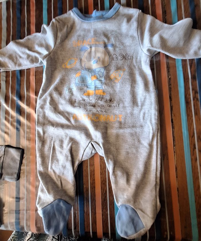 Lot 2 pyjamas coton - 3 mois - photo numéro 4