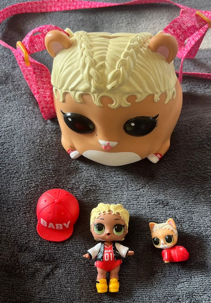 Lot Petite poupée Lol surprise + animal + tirelire + accessoires comme sur les photos - photo numéro 5