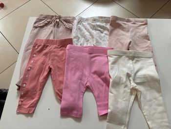 Lot de leggings 3/6 mois 68 cm