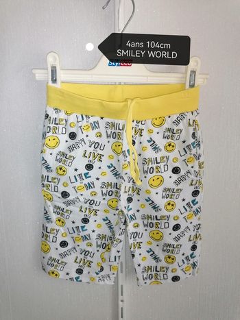 Short long de pyjama 4ans 104cm Smiley World