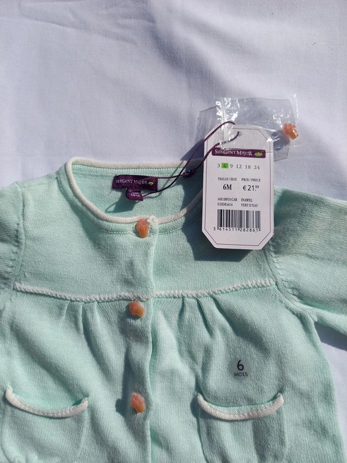 Gilet en coton sergent major 6 mois neuf - photo numéro 3