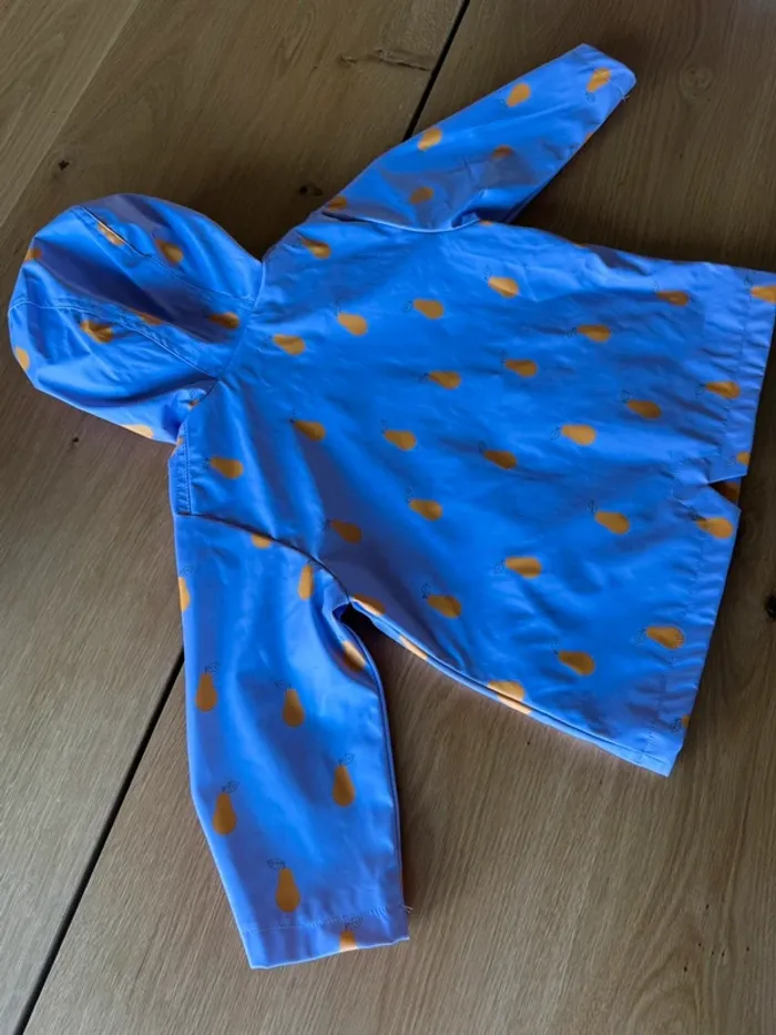 Veste imperméable chaude à capuche violet clair/lila/parme NEUVE - Taille 4 Ans - photo numéro 11