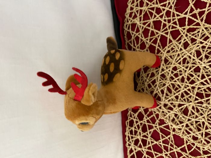 Peluche Tinsel le Renne Beanie Boo's Ty Small - photo numéro 3