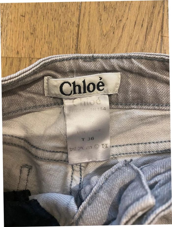 Jean slim Chloé gris clair taille 36 - photo numéro 3