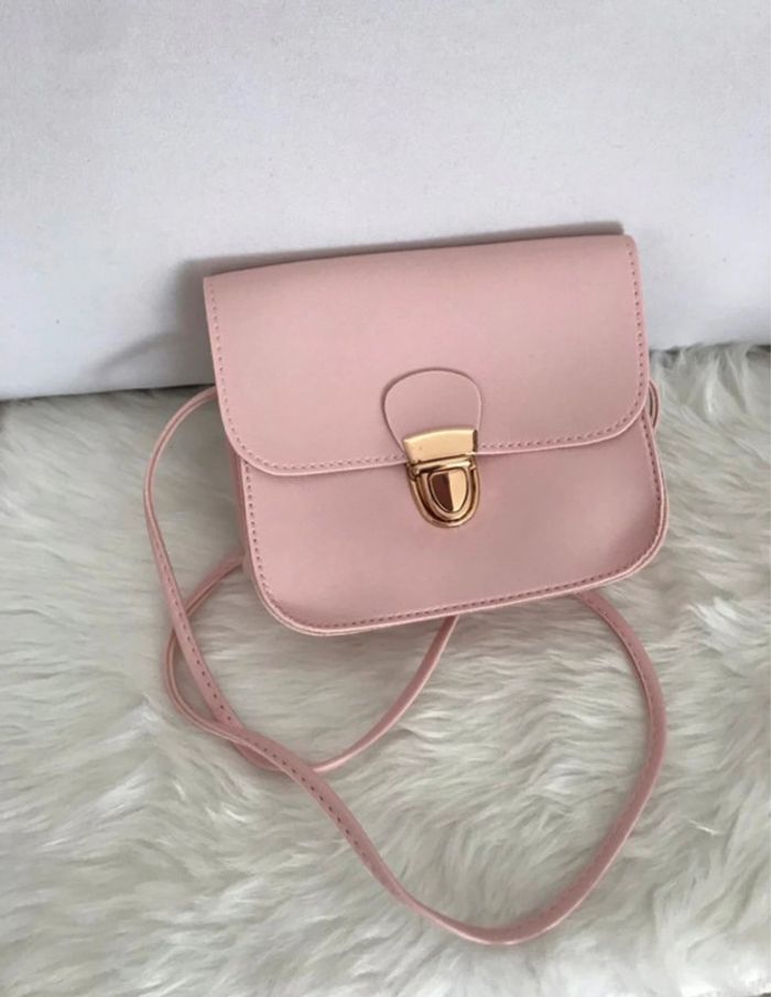 Sac bandoulière rose - photo numéro 11