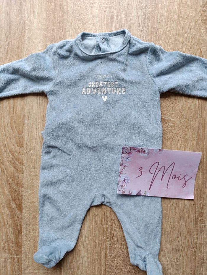 Lot pyjamas 3mois fille Kiabi - photo numéro 4