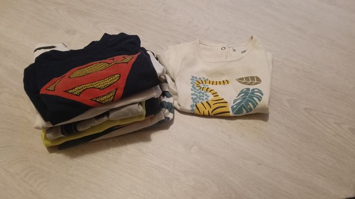 Lot 8 t-shirts 3 mois