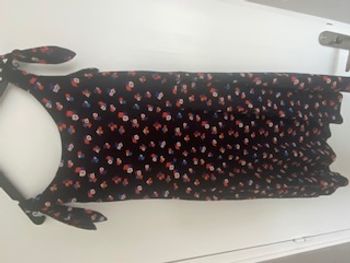 robe imprimée noir