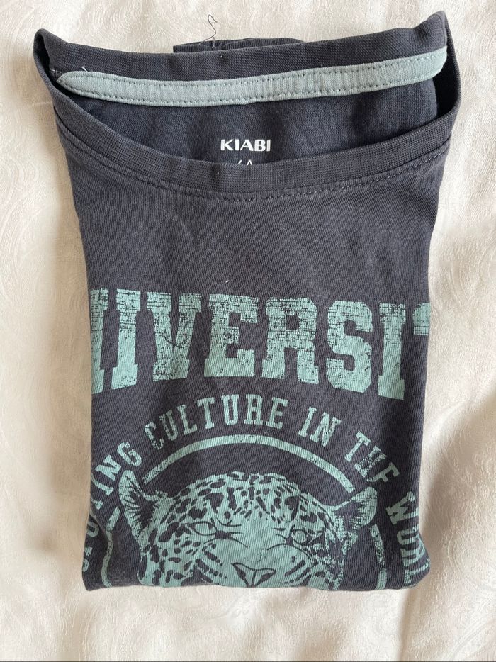 T-shirt Kiabi noir panthère 6A TBE - photo numéro 5