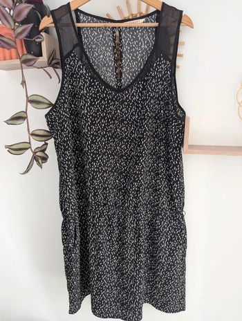 Robe femme noire et blanche taille 42 Camaïeu