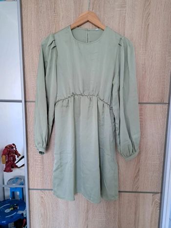 Robe S 36 vert d'eau menthe