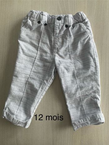 Pantalon fin 12 mois