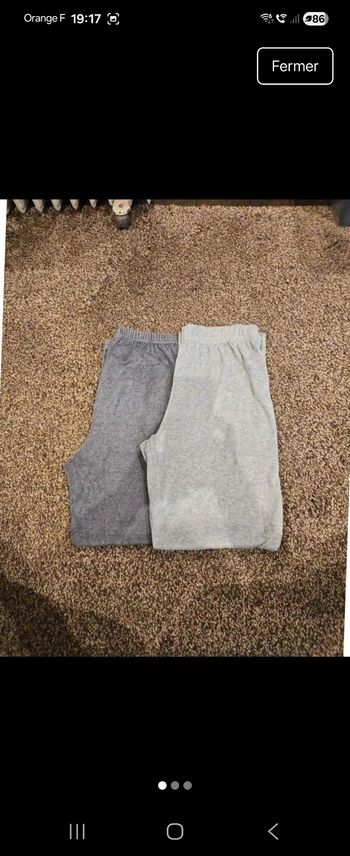 Lot 2 bas de pyjamas