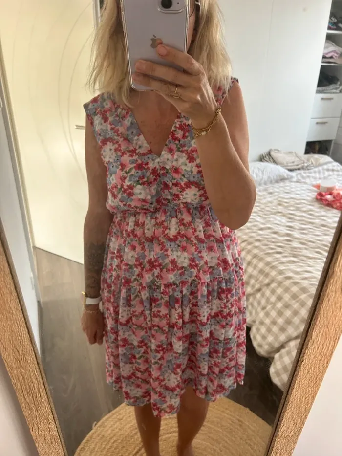 Robe fleurie femme - photo numéro 3
