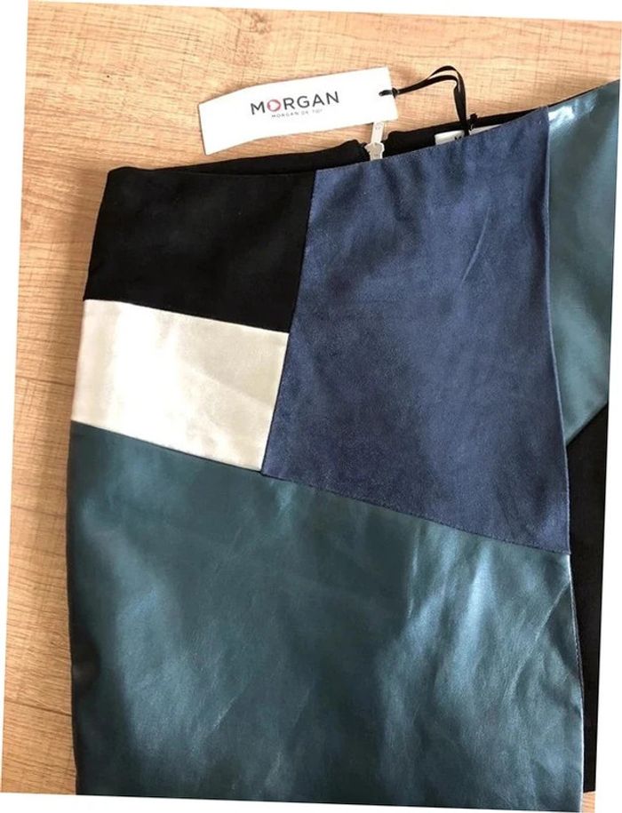 Jupe asymétrique neuve bi matière Morgan taille 36 (valeur 50€) - photo numéro 14