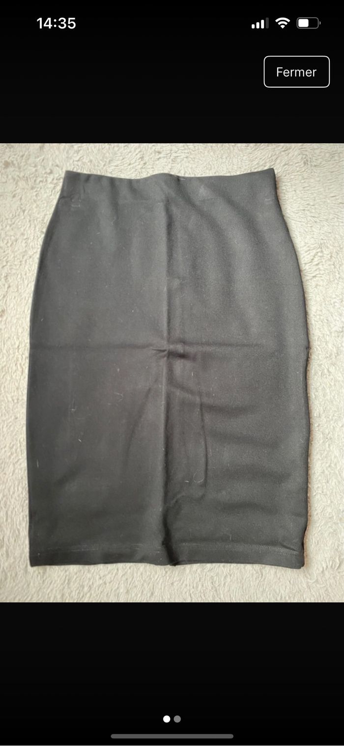 Jupe crayon noir