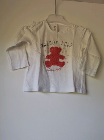 Tee shirt lulu castagnette 12 mois