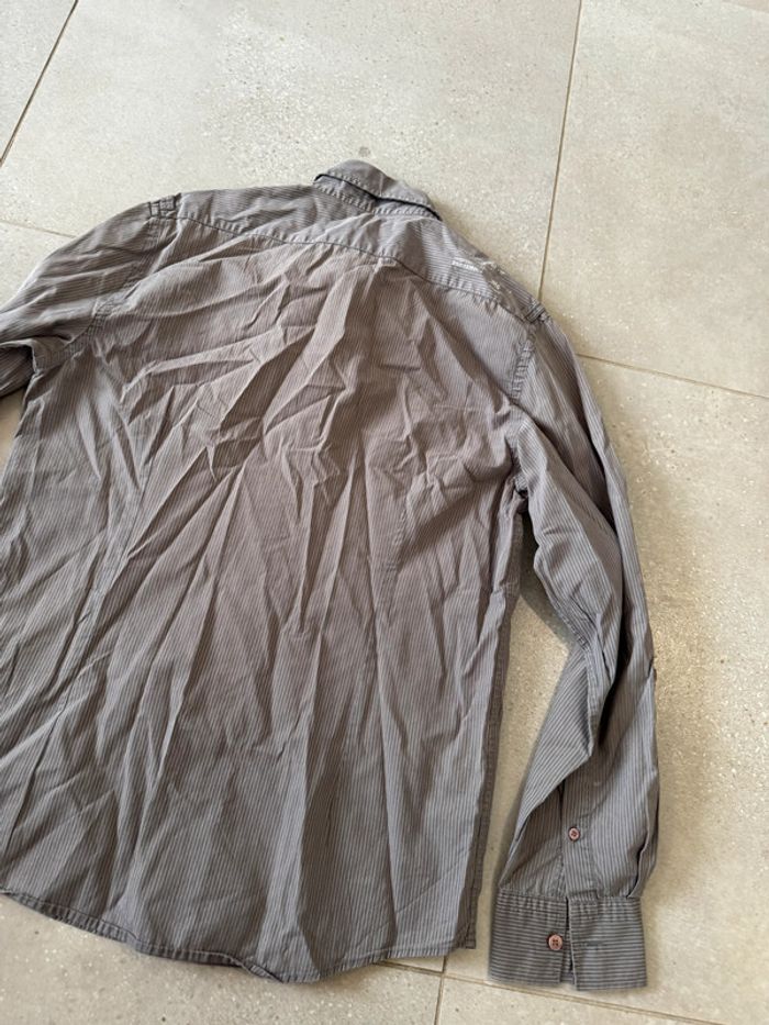 Chemise grise Jules, taille L, très bon état, - photo numéro 5