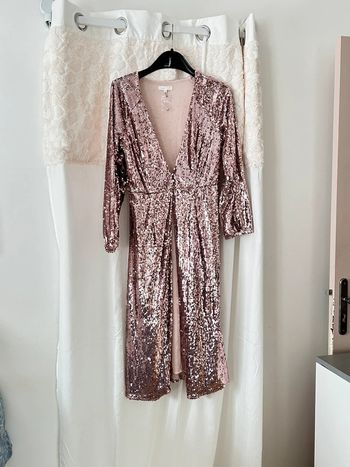 Kimono/ veste longue en sequins neuf L