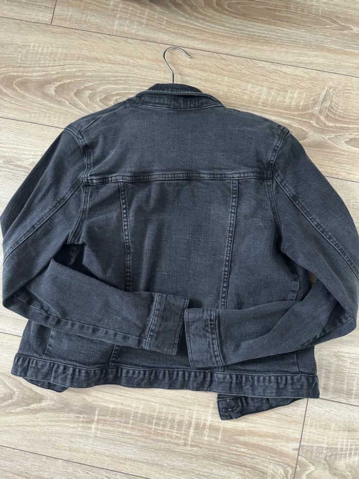 Veste en jean noire - photo numéro 2