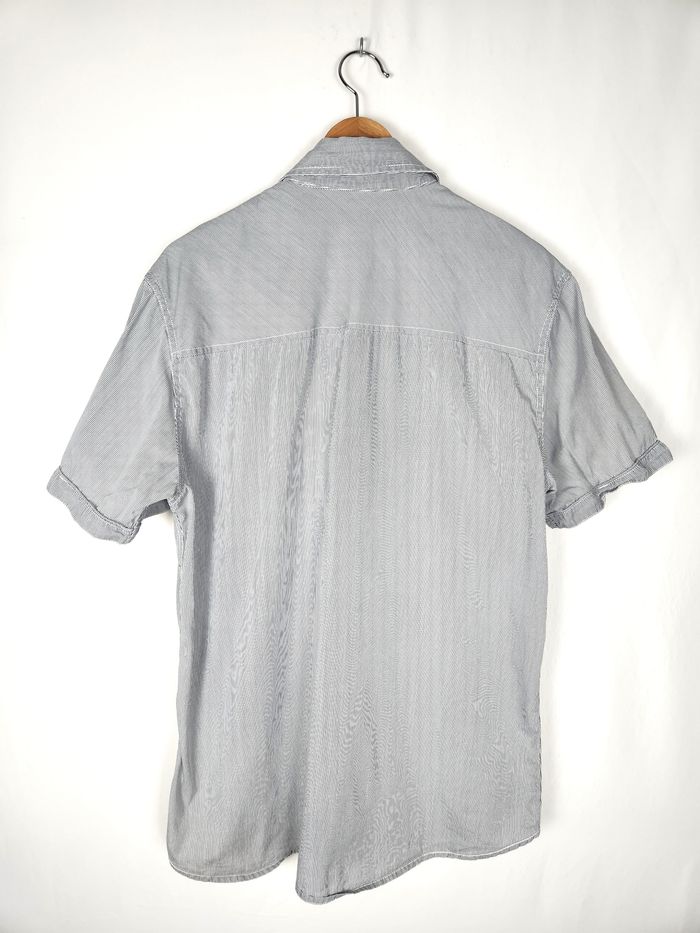 Chemise Garcia à Rayures Bleu Manches Courtes - Taille XL Regular Fit - photo numéro 5