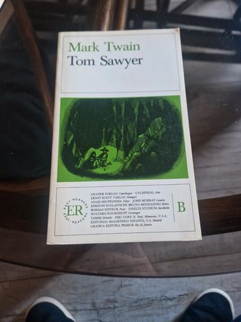 Livre Tom sawyer mark Twain version anglaise 1968