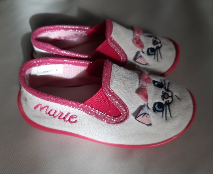 chaussons fille 24 - Marie des Aristochats - chat - photo numéro 4