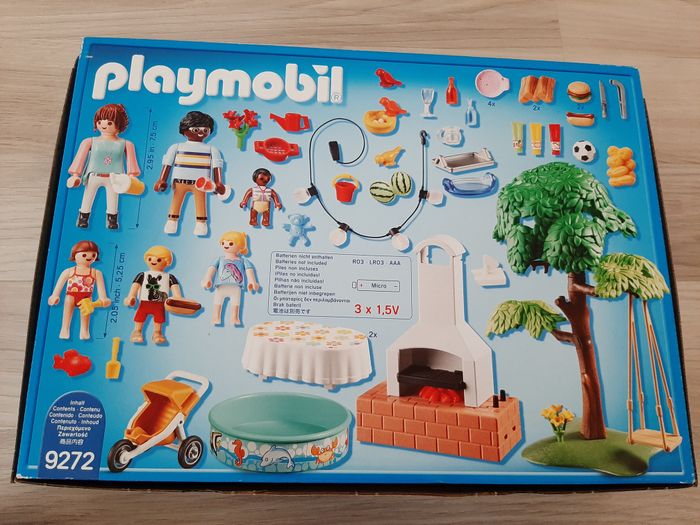 FAMILLE ET BARBECUE ESTIVAL "PLAYMOBIL" - Réf.9272 - n°101 - photo numéro 4