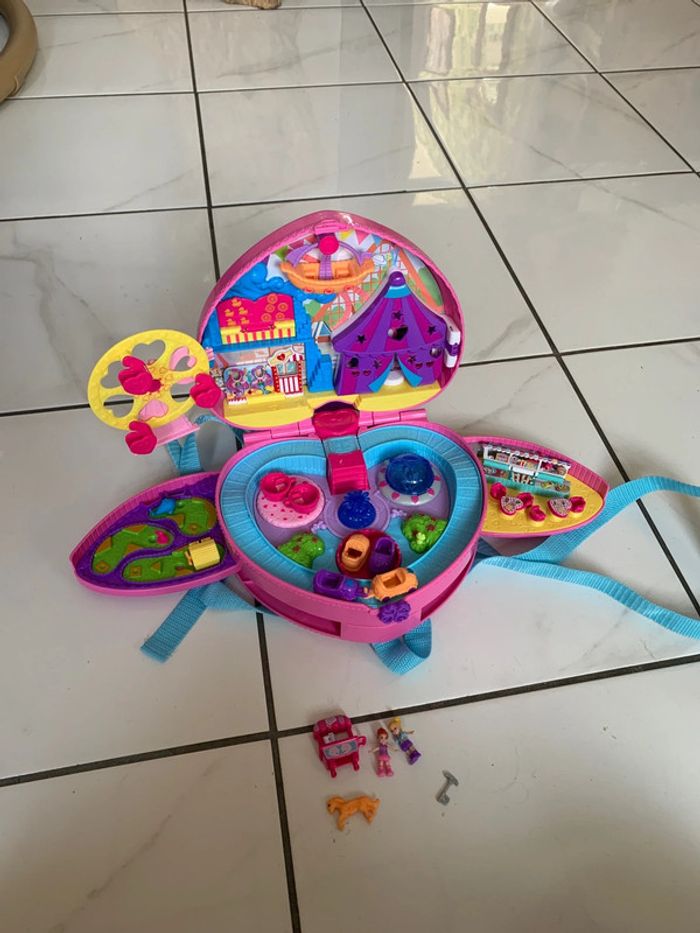Sac à dos coeur fête forraine polly pocket - photo numéro 3