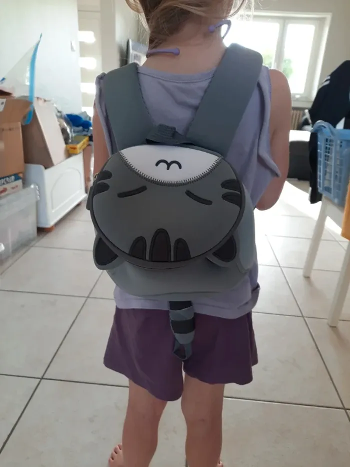 Sac à dos chat - creche - photo numéro 2
