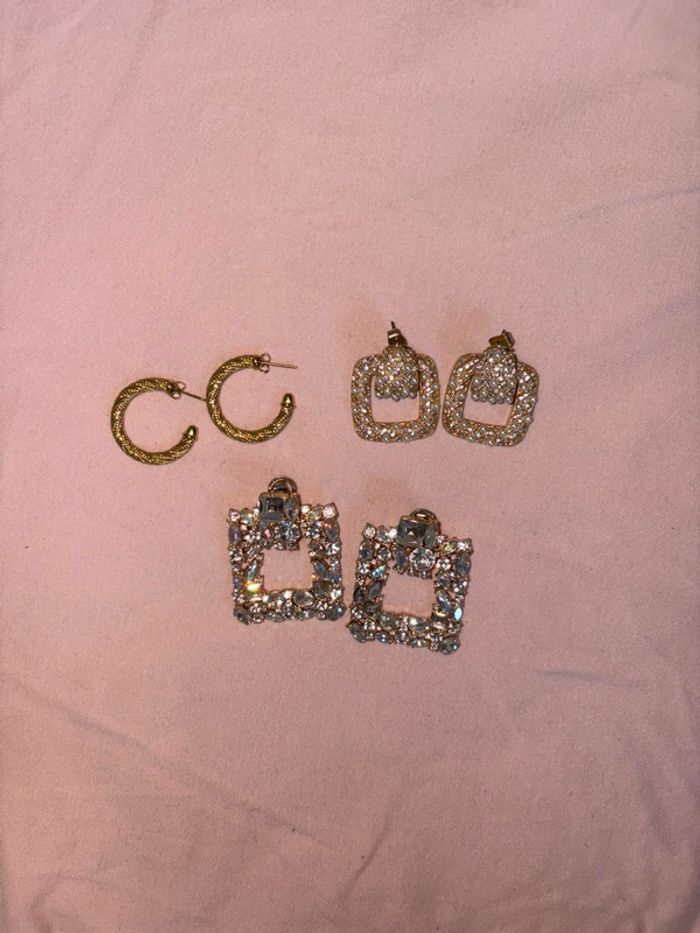 Lot de 3 paires de boucles d’oreilles Zara - photo numéro 6