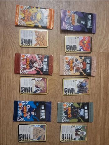Carte Naruto Burger King collection complète