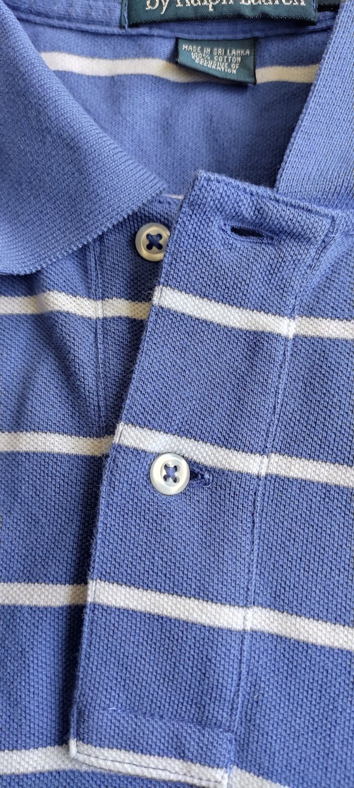 Polo bleu rayures , Ralph Lauren - photo numéro 5