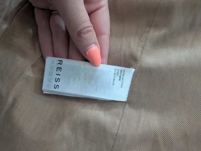 Manteau Reiss t'aime S en laine très chaud - photo numéro 7