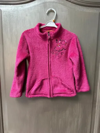 Polaire rose longboard 4 ans