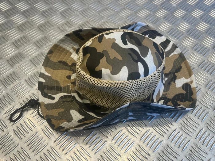 Chapeau camouflage maille respirante pêche chasse randonnée jungle camping militaire - photo numéro 2
